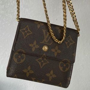 Authentic Louis Vuitton Monogram Brown Wallet WOC On Chain